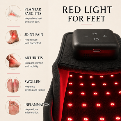 LED Light Therapy for Foot Pain Relief