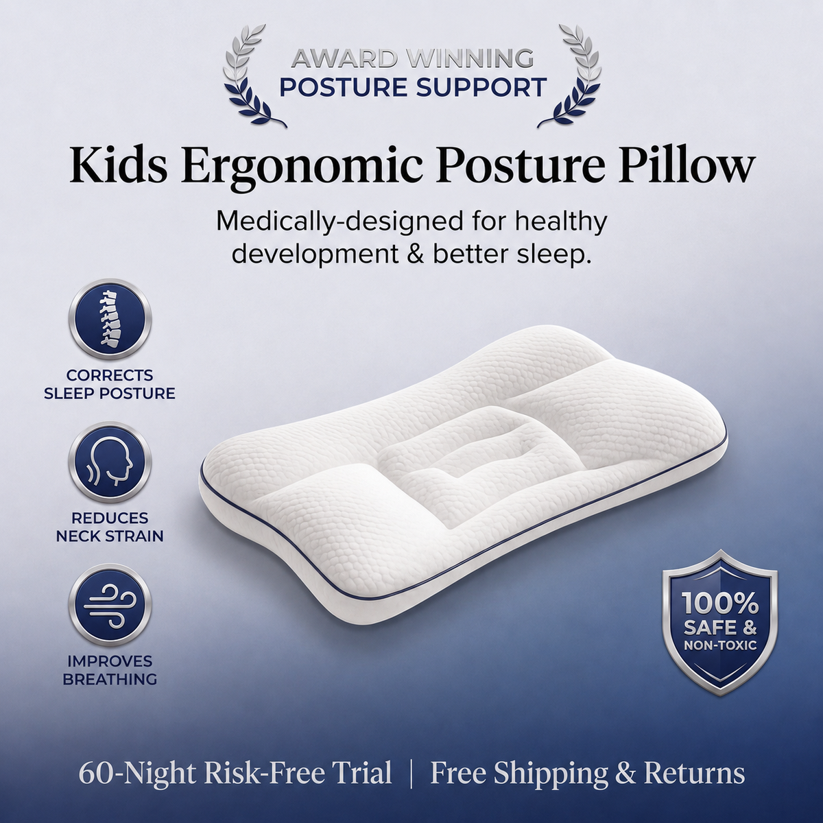 Timibee Posture Kids Pillow