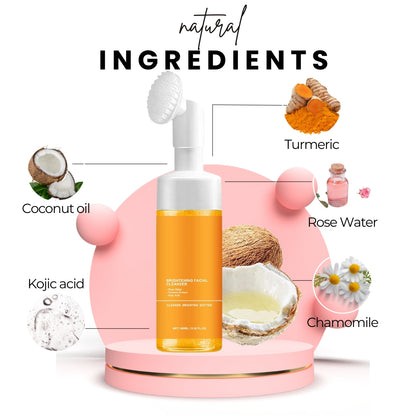 Turmeric & Kojic Acid Brightening Foaming Face Wash