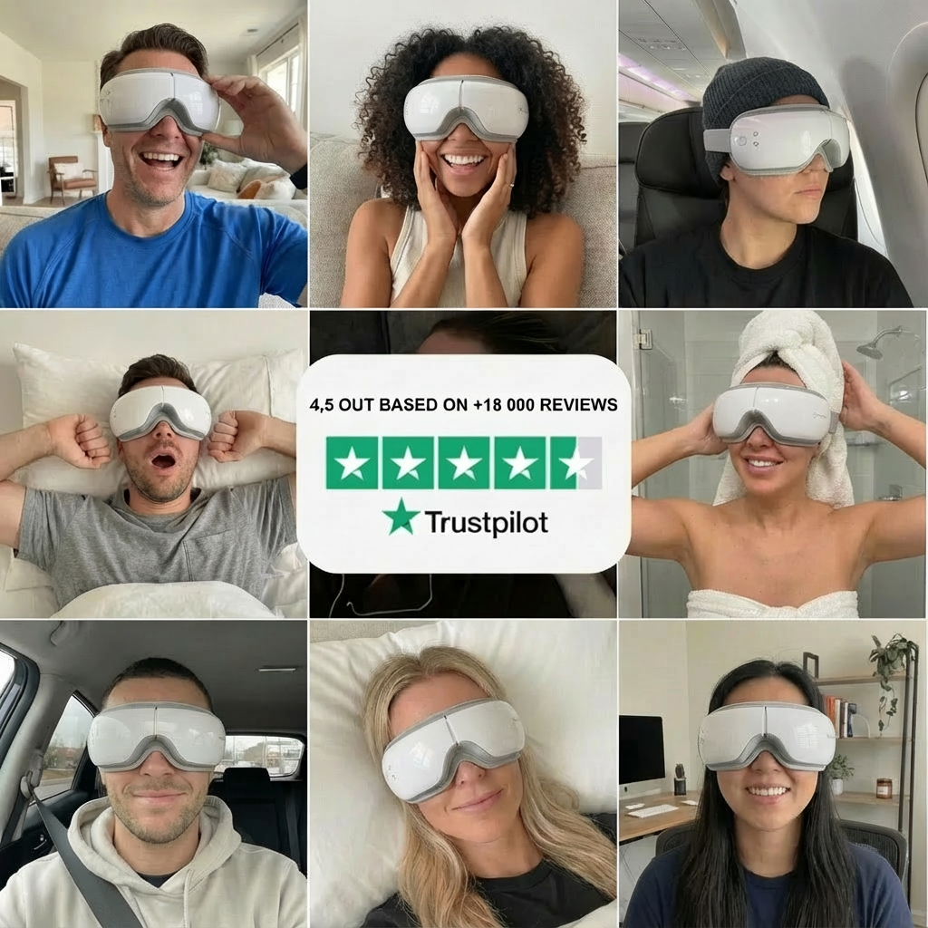 Eye Massager with Heat and Balloon Massage